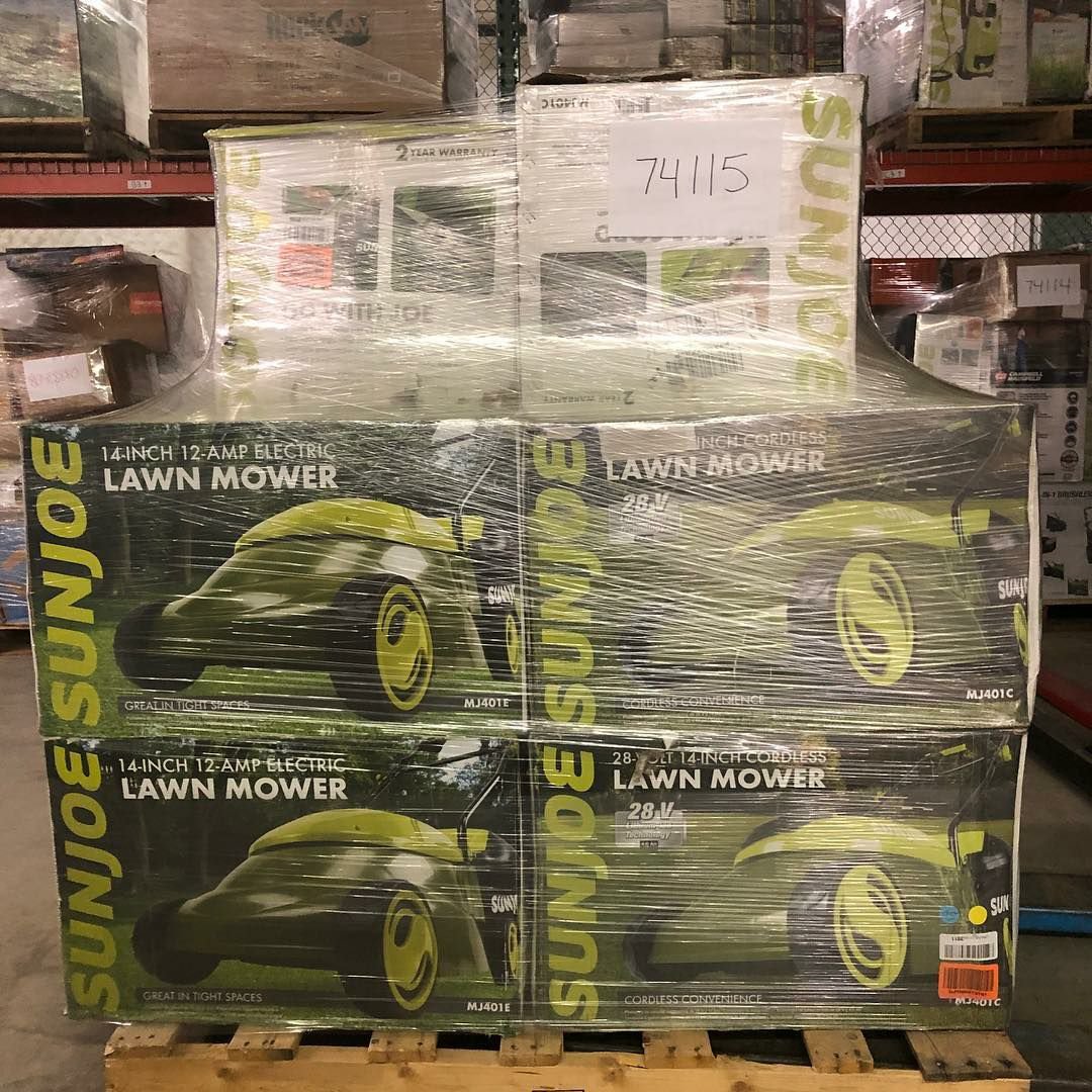 Lawn mowers pallet